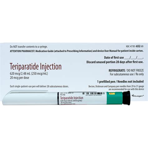 Teriparatide Injection Prescription & Dosage Information - MPR