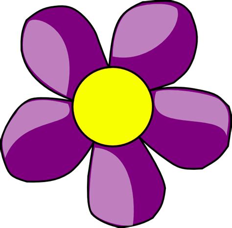 Purple Flower Clip Art at Clker.com - vector clip art online, royalty free & public domain