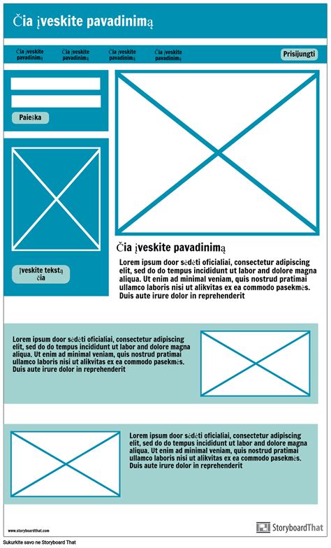 UI Wireframe-2 Storyboard by lt-examples