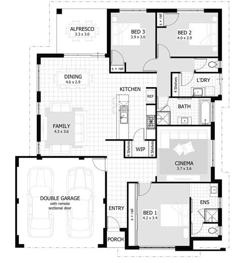 Best Bedroom Home Plans Designs 3 - ViraLinspirationS | Bungalow floor plans, House layout plans ...