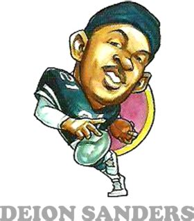 Deion Sanders Dallas Football Retro Vintage Caricature Cartoon T Shirt