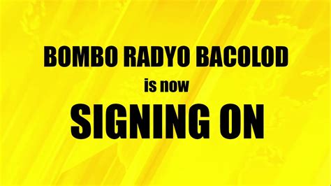 BOMBO RADYO BACOLOD | Bacolod | BOMBOHANAY SA UDTO ANCHORMAN:BOMBO ...