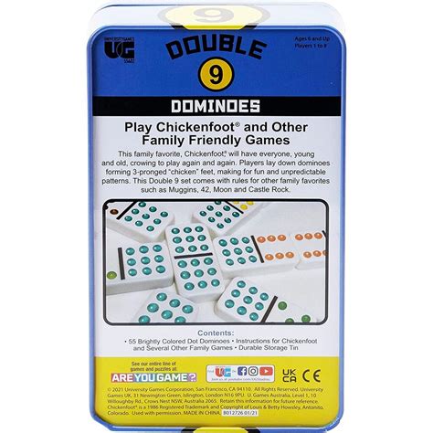 DOUBLE 9 DOMINOES - THE TOY STORE