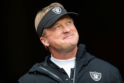 The Raiders head coach definitely has a very smug look for how poorly ...