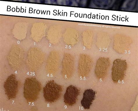 Bobbi Brown Skin Foundation Stick; Review & Swatches of Shades