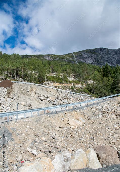 Hiking to the Trolltunga Stock Photo | Adobe Stock