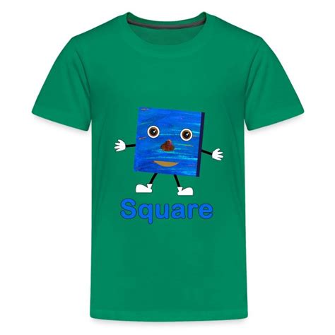 ABCkidTV Store | Shapes Square - Kids Premium T-Shirt