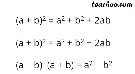 Factorisation using (a + b)^2, (a - b)^2, a2-b2 identities - Teachoo