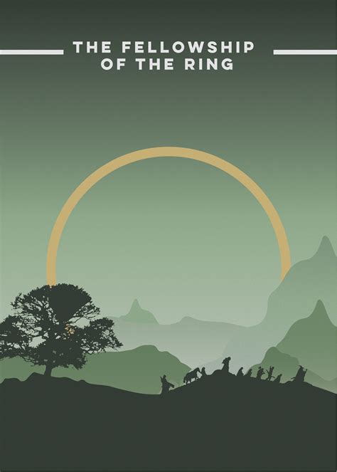 The Fellowship of the Ring Poster | Fellowship of the ring, Poster ...