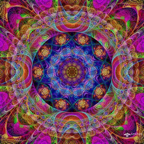 Funky Color Mandala – James Alan Smith