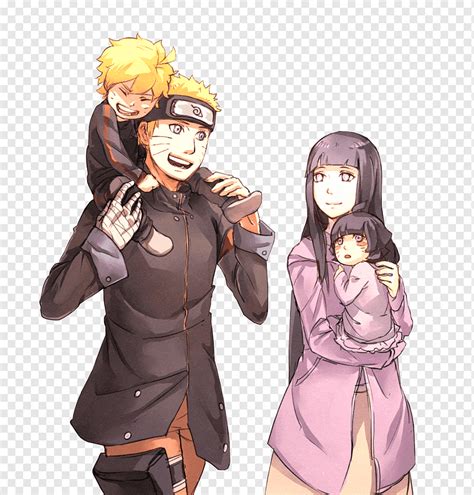 Naruto Uzumaki Hinata Hyuga Himawari Uzumaki Kakashi Hatake Boruto ...