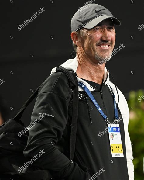 Darren Cahill Coach Jannik Sinner Italy Editorial Stock Photo - Stock ...