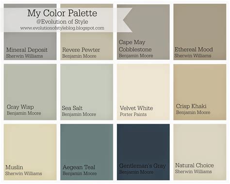 Whole House Color Palette - Evolution of Style