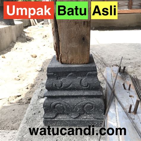 Jual Umpak Batu Alam Untuk Pondasi Rumah Limasan Dan - vrogue.co