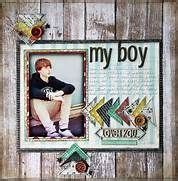 Boy. Layout by kellyshults | Scrapbook Layouts | Pinterest | My boys ... | Boy scrapbook layouts ...