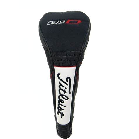 Used Titleist 909D Driver Black / White Headcover Golf Accessory at GlobalGolf.com