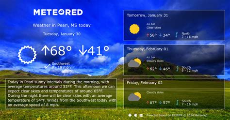 Pearl, MS Weather 14 days - Meteored