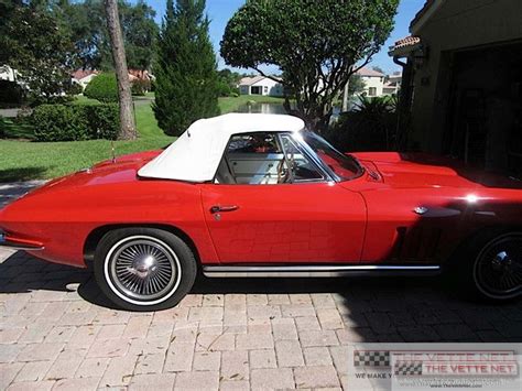 TheVetteNet.com - 1965 Corvette Convertible Red