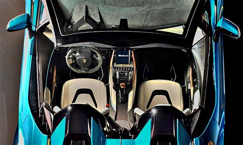 Lamborghini Sian Roadster Interior - Free Supercar Picture HD