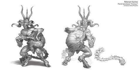 Final Concept Art for Lord Krampus | Petersen Games