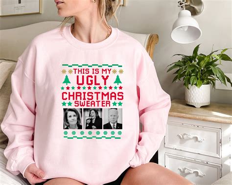 Christmas ugly sweater, Funny Biden Ugly Christmas Sweater sold by Cher ...