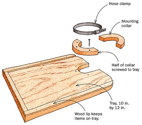 Easy-Access Shelf for Drill-Press Accessories - FineWoodworking