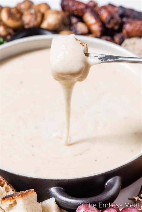 Gruyere Cheese Fondue - The Endless Meal®