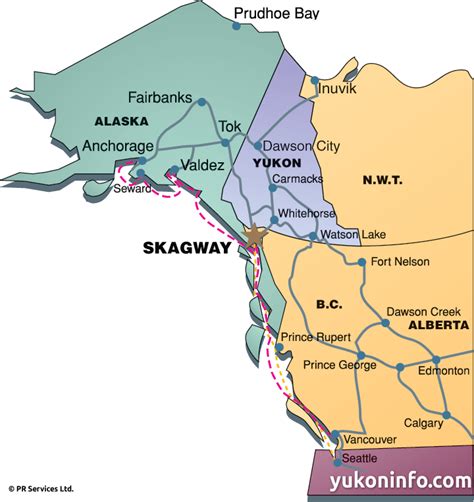Skagway Maps - Yukon Territory Information