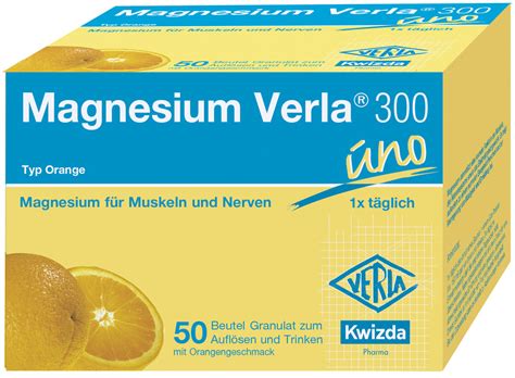 Magnesium Verla 300 and Orange granules 50 sachets – My Dr. XM