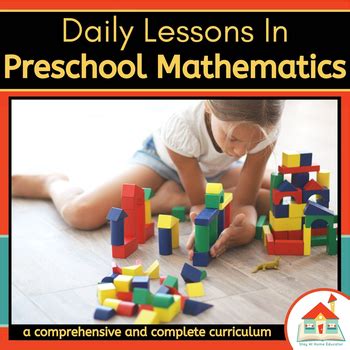 Preschool Math Lesson Plan Bundle by Stay At Home Educator | TPT