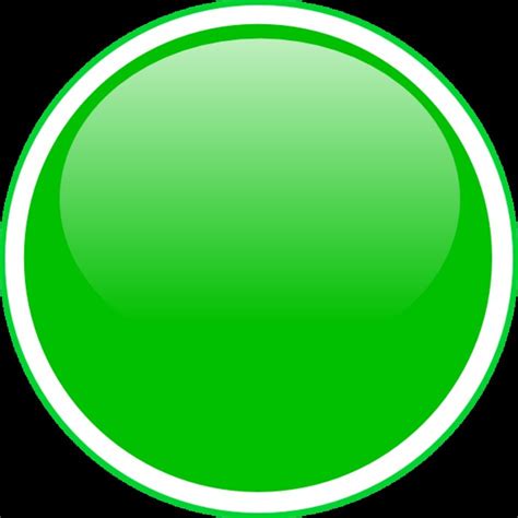 Green Button Icon free image download