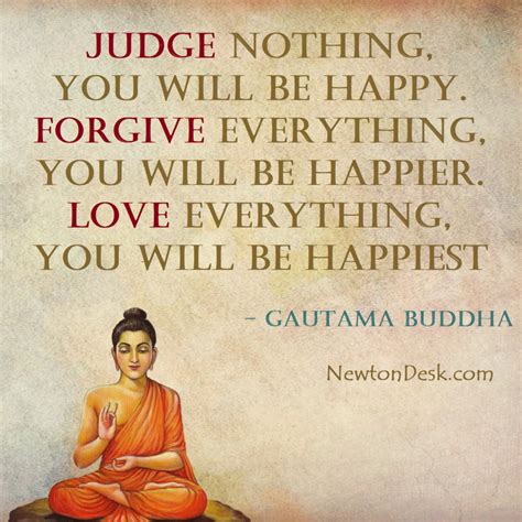 Judge Nothing Forgive & Love Everything | Buddha Quotes on Happiness