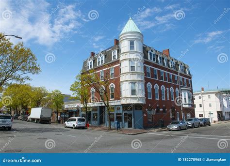 Historic Buildings in Chelsea, Massachusetts, USA Editorial Image ...