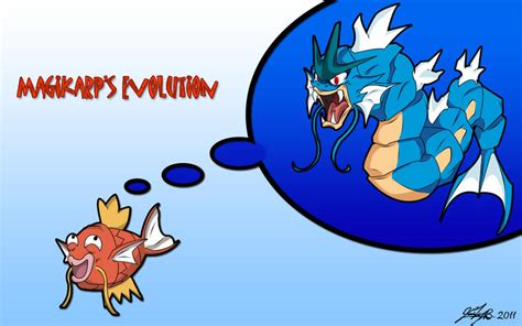 Magikarp's Evolution by JelBa1 on DeviantArt