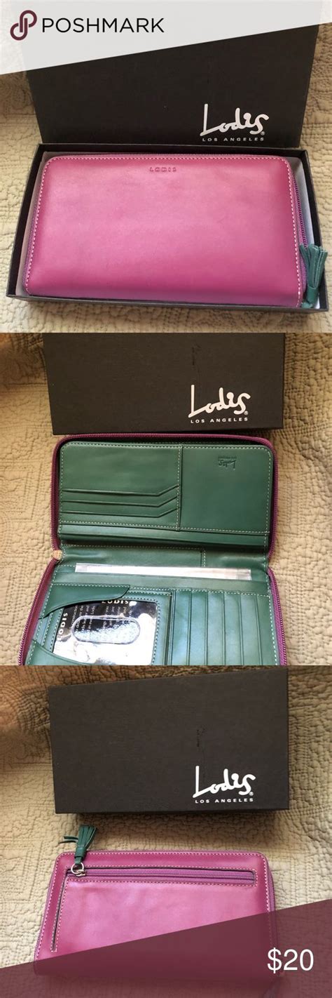 Lodis leather wallet. NWT | Leather wallet, Leather, Lodis