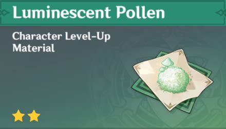 How to Get Luminescent Pollen and Effects | Genshin Impact｜Game8