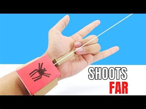 How to make spider man web shooter with matchbox that shoots far easy simple material diy – Artofit