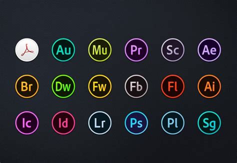 Adobe cc icons - lanapoint