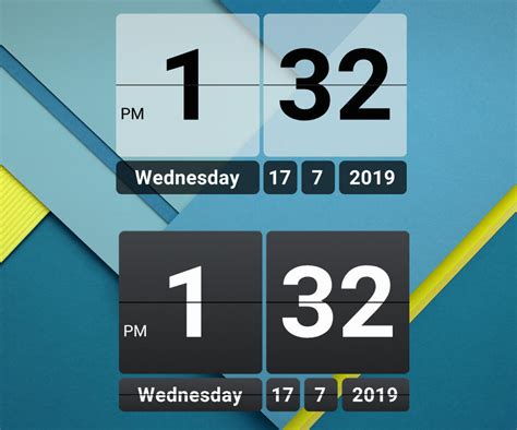 Modern Flipclock Widget for xwidget by Jimking on DeviantArt