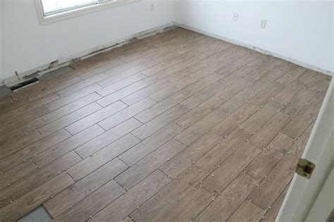 Tips for Achieving Realistic Faux Wood Tile - Chris Loves Julia