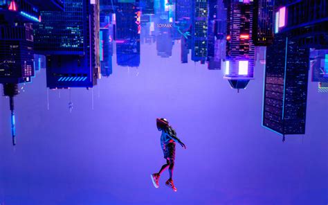 spiderman into the spiderverse movie Mac Wallpaper Download | AllMacWallpaper