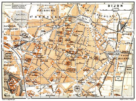 Dijon Map - France