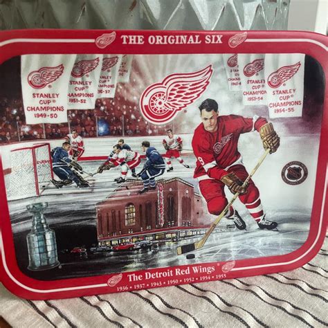 Vintage NHL Detroit Red Wings Original Six 1997... - Depop