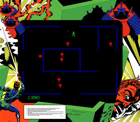 Screenshot of Berzerk, an arcade video game by URL/Stern 1980 | Retro ...