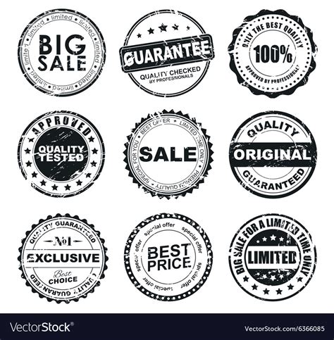 Design of the old stamps Royalty Free Vector Image