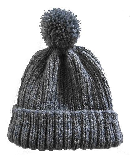 Pom Pom Hat pattern by Audrey Wilson | Knitting, Knitting patterns free hats, Knitting patterns