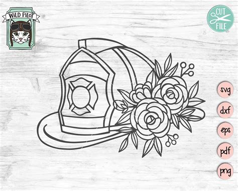 Firefighter Wife SVG Firefighter SVG File Firefighter Hat - Etsy | Fire ...