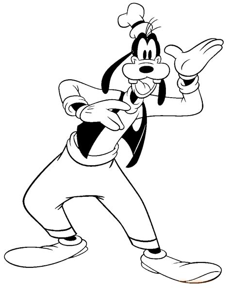 Goofy Disney Coloring Pages