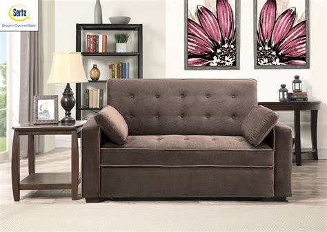 Serta Monroe Full Sofa Bed, Java - Walmart.com - Walmart.com