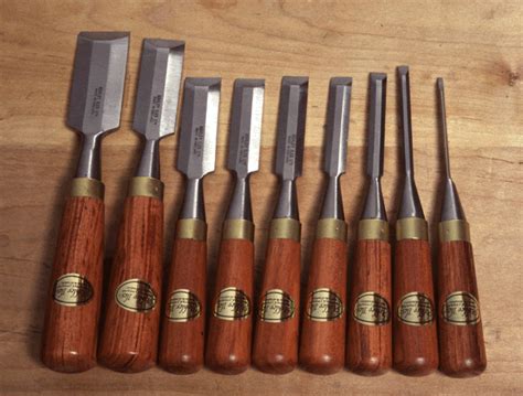 American Pattern Beveled Edge Chisels by Ashley Iles